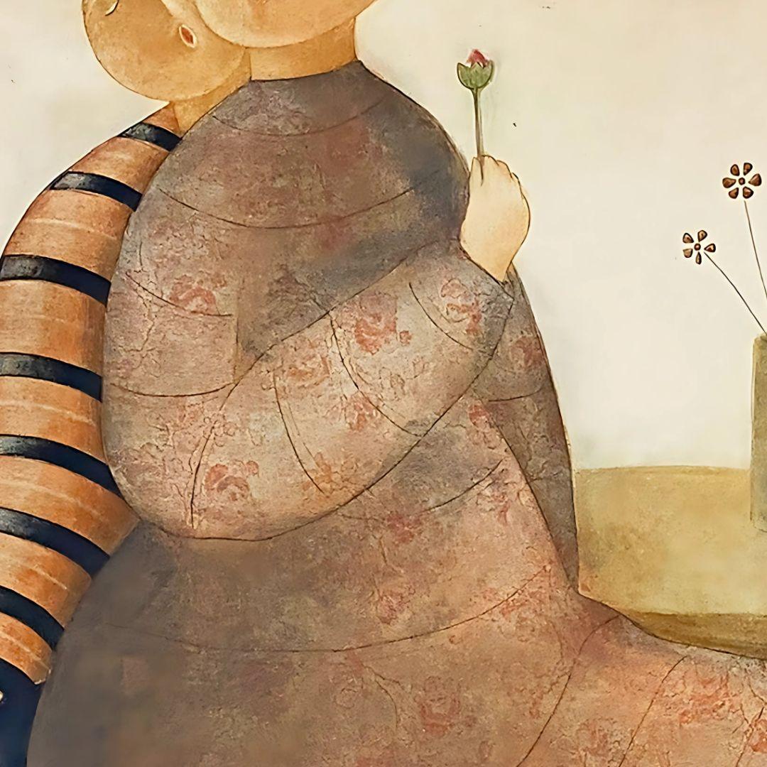 Lover III - Poesia di coppia. Stampe all'acquaforte in edizione limitata. in vendita 1