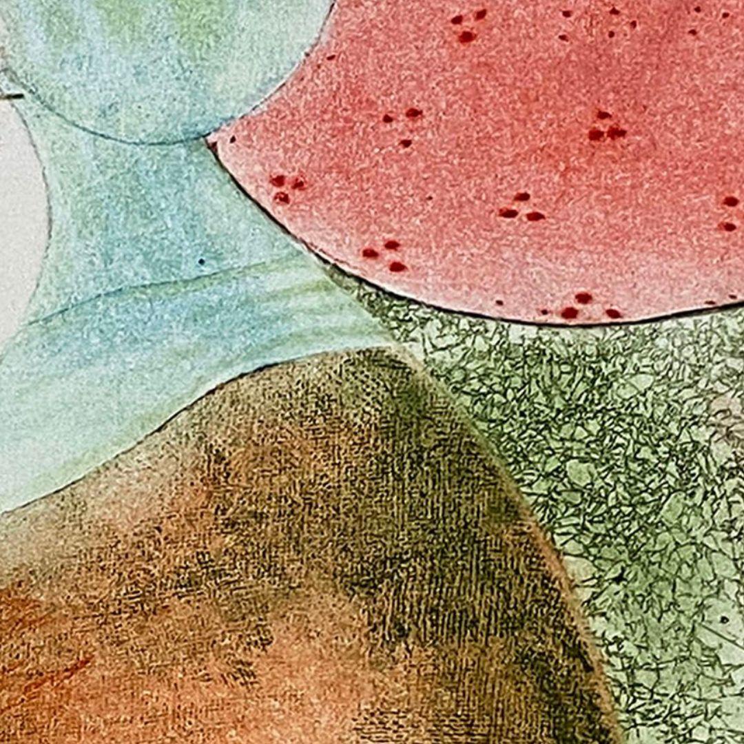 Melodía de Primavera, Malasia Asiática Contemporánea, Edición Limitada, Aguafuerte Punta Seca en venta 5