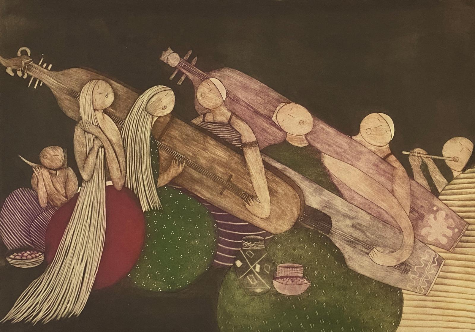 Unchanged Melody, Malesia asiatica contemporanea, Edizione limitata, puntasecca all'acquaforte