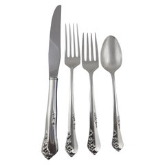 Engagement by Oneida Sterling Silver Flatware Set Service 51 Pieces