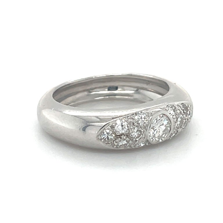 Engagement Diamond Ring, 0.50 Carat Round Natural Diamond, Solid 18k