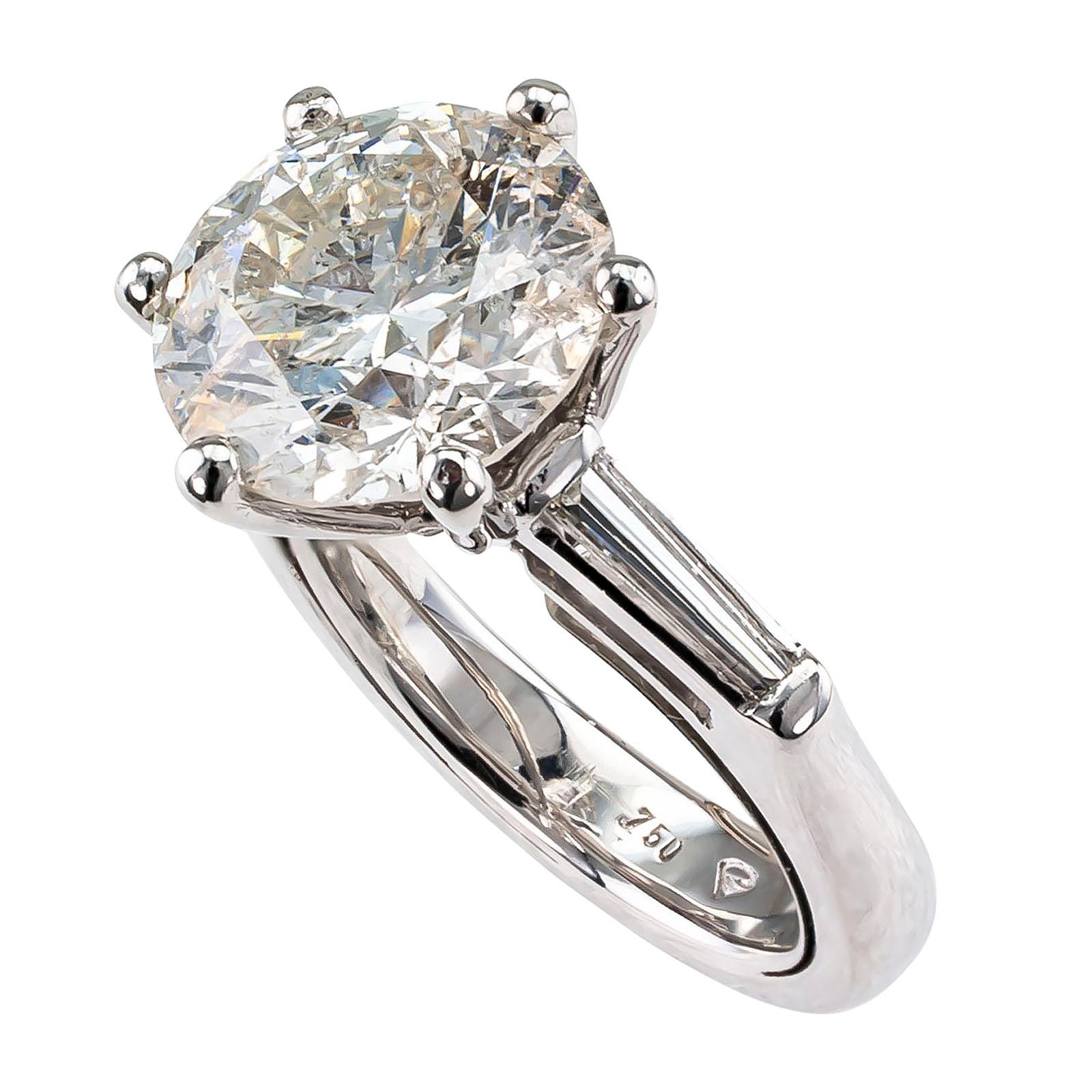 4.43 carat diamond ring