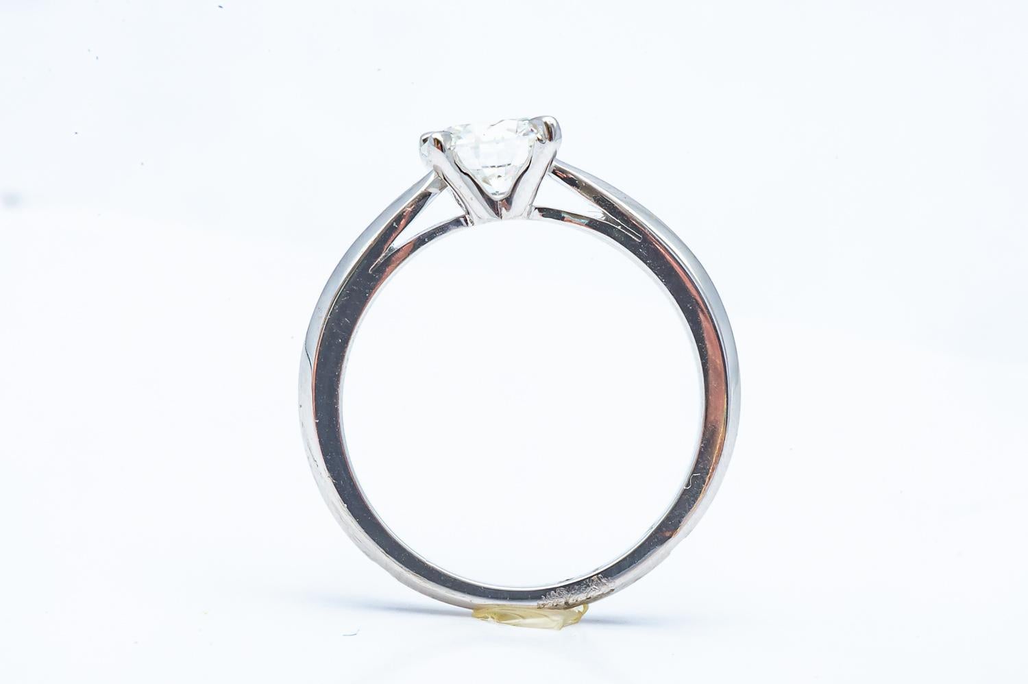 0.5 carat white gold engagement ring