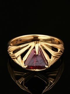 Engagement Spinel Ring Jedi Raw Crystal Jewelry