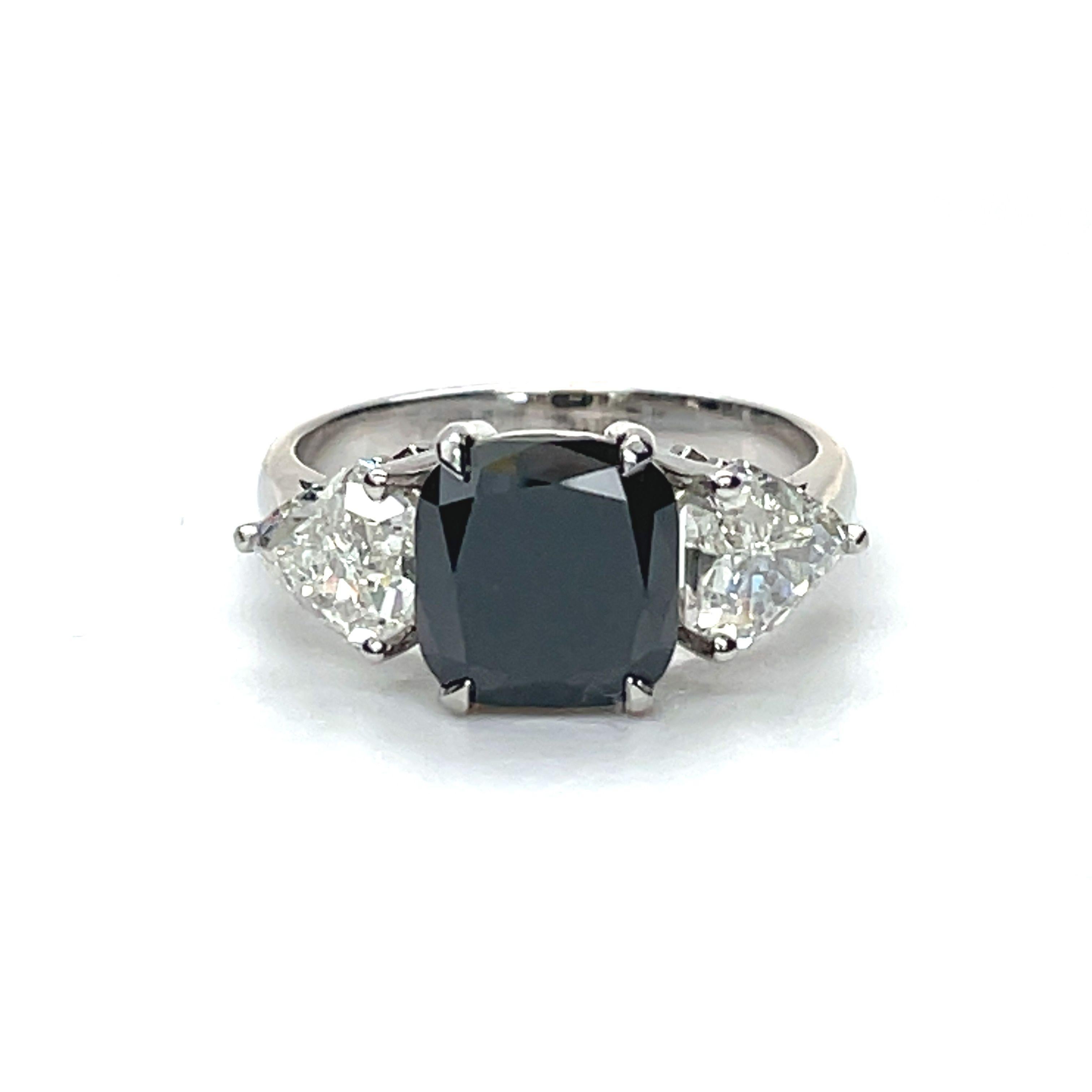 black diamond engagment rings