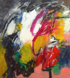 In beweging 729-6: Abstract Acrylic Painting on Canvas