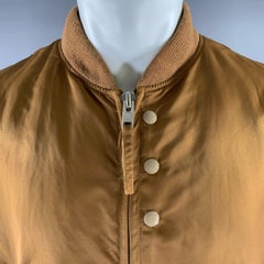 ENGINEERED GARMENTS Bomberjacke aus braunem Nylon, Größe L