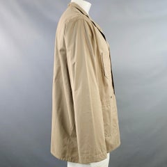 ENGINEERED GARMENTS Jacke in Größe L, khaki, aus einer Polyester-Mischung, mit aufgesetzten Taschen im Moleskin-Stil