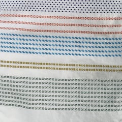 ENGINEERED GARMENTS Taglia L Camicia a maniche lunghe in cotone a righe multicolore bianca