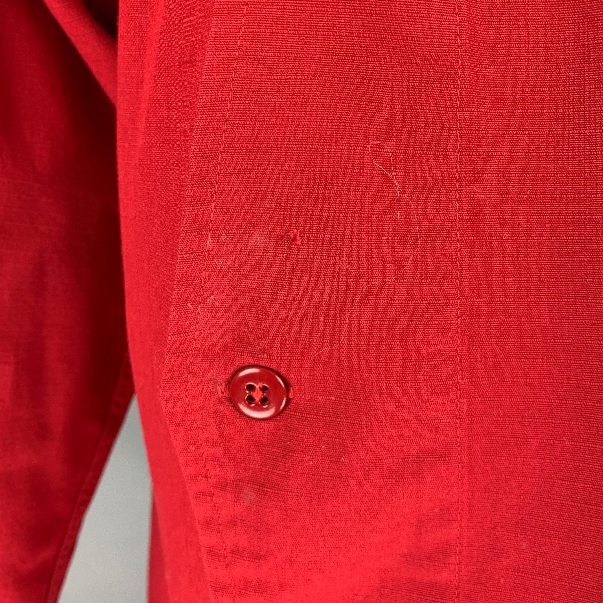 ENGINEERED GARMENTS Size M Red Cotton Shirt Jacket 1