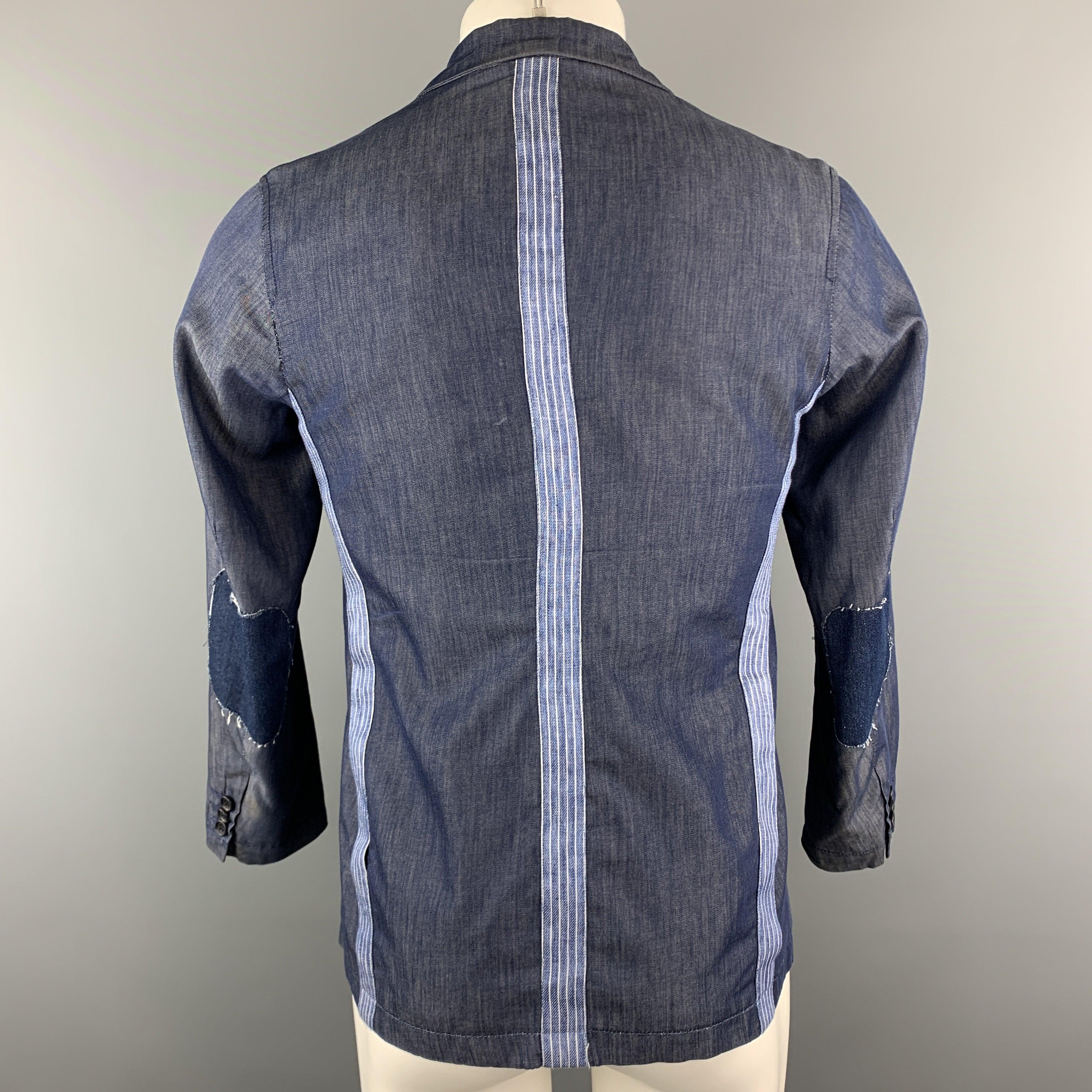 ENGINEERED GARMENTS Taglia XS Giacca in cotone con colletto abbottonato e tasche applicate In condizioni buone in vendita a San Francisco, CA