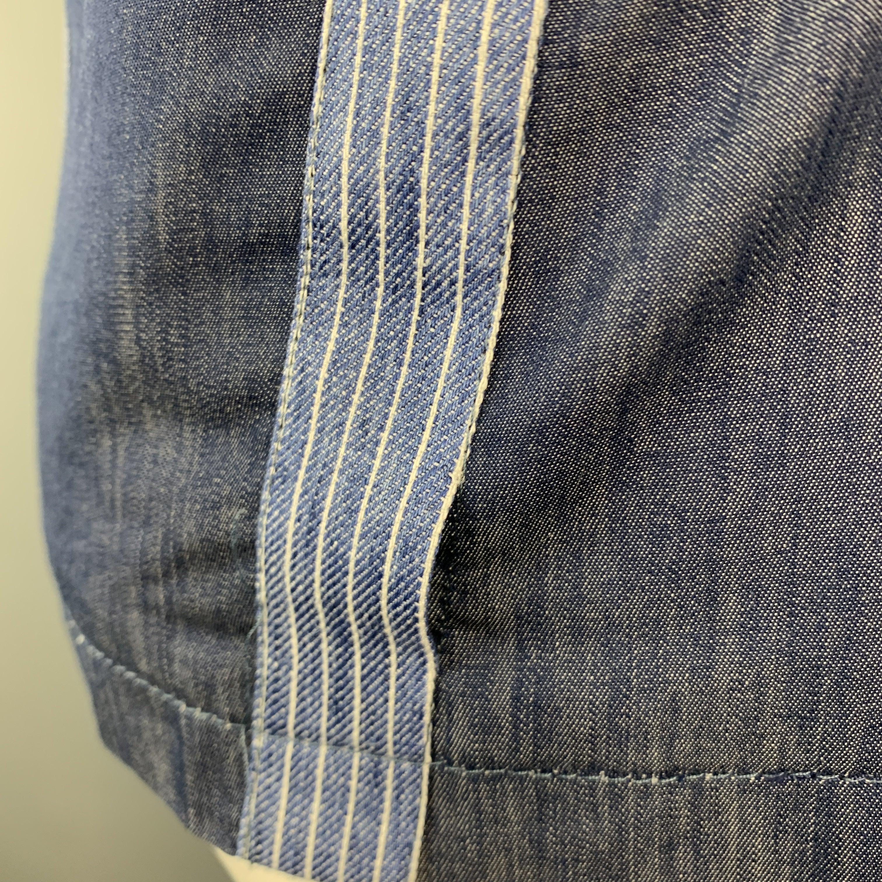 ENGINEERED GARMENTS Taglia XS Giacca in cotone con colletto abbottonato e tasche applicate in vendita 1
