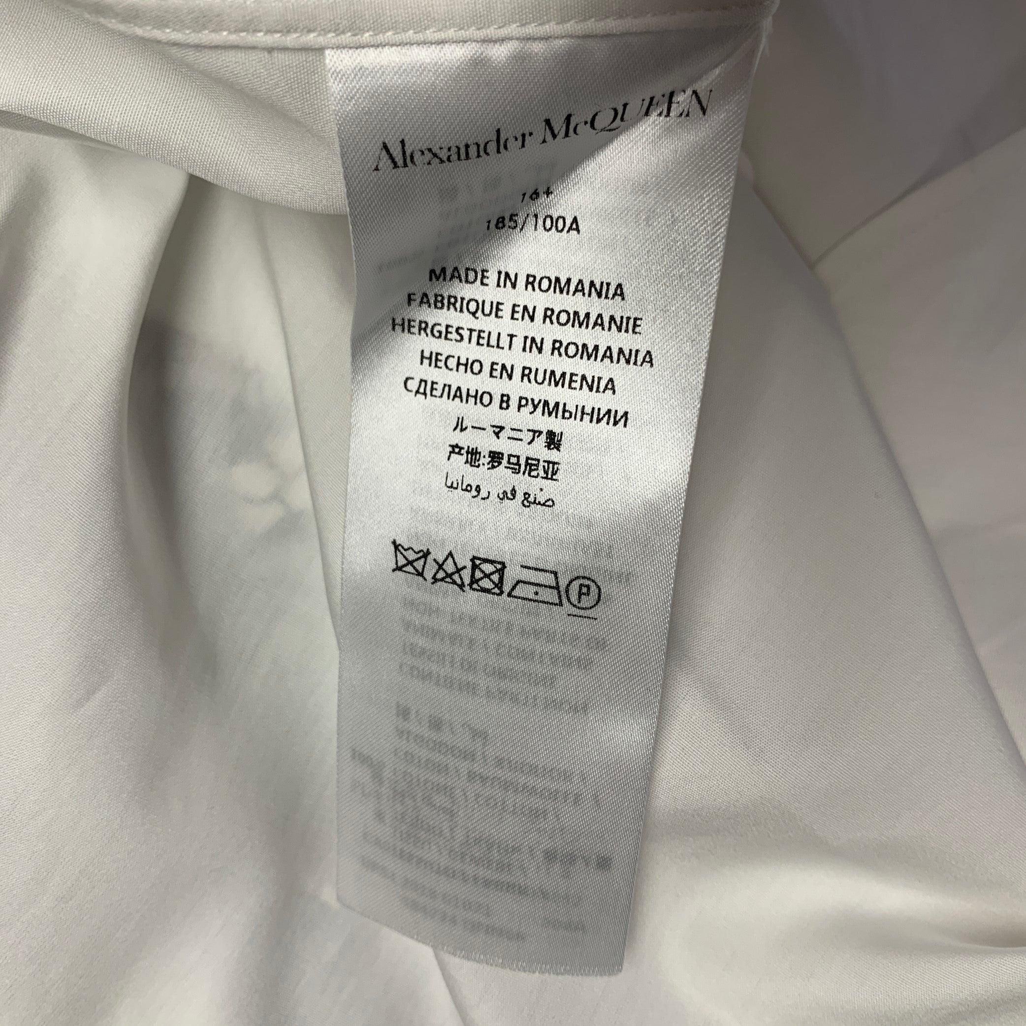 ENGINEERED GARMENTS Size XS Navy White Patchwork Cotton Sport Coat For Sale 3
