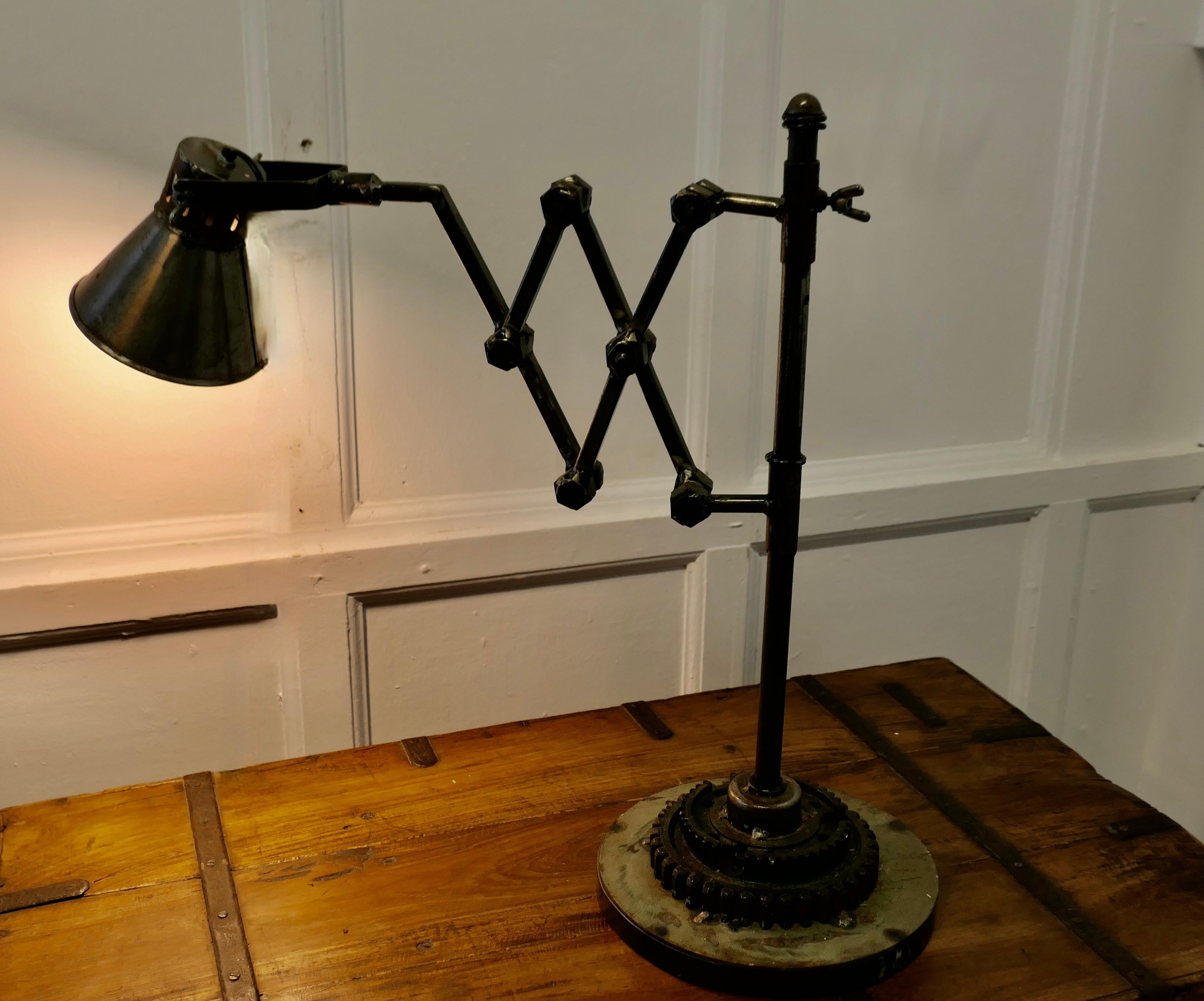 Industriel Lampe à poser industrielle excentrique articulée Engineer's Mechanical