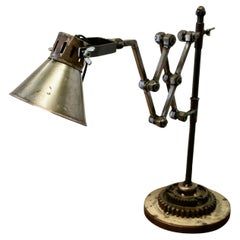 Engineer’s Mechanical Quirky Articulated Industrial Table Lamp