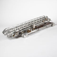 Engineer's Scale Model of Extending Fire Escape Ladder