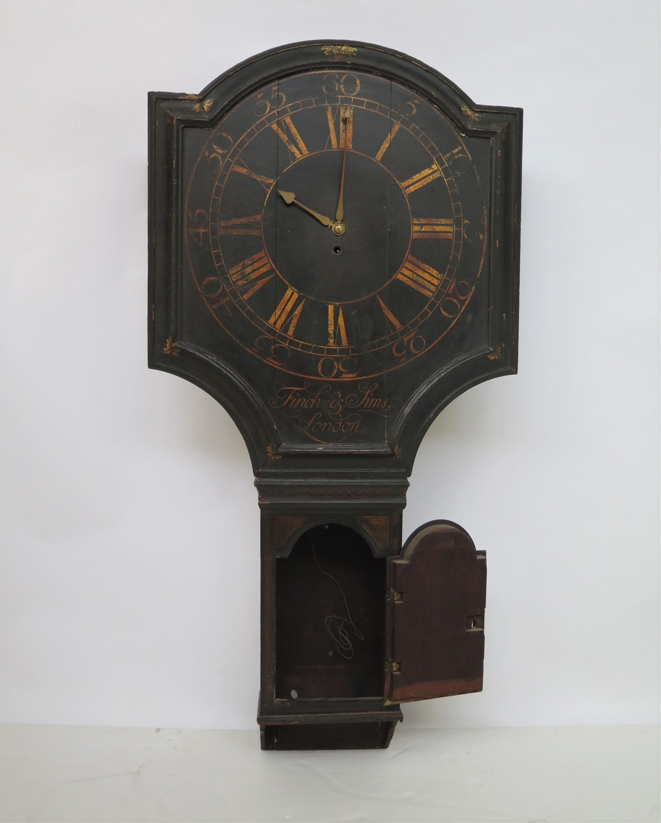 English Act of Parliament Wall Clock / Tavern Clock 1