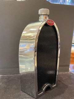 England 1960s Vintage Rare Ruddspeed Polished Chrome Bugatti Decanter