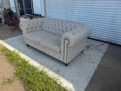 England Furniture Tufted Chesterfield Loveseat