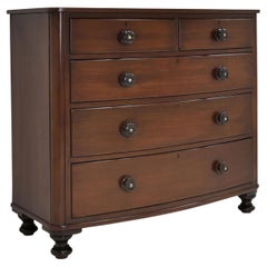 Antique England Men'S Chest of Drawers in Mahogany, circa 1840