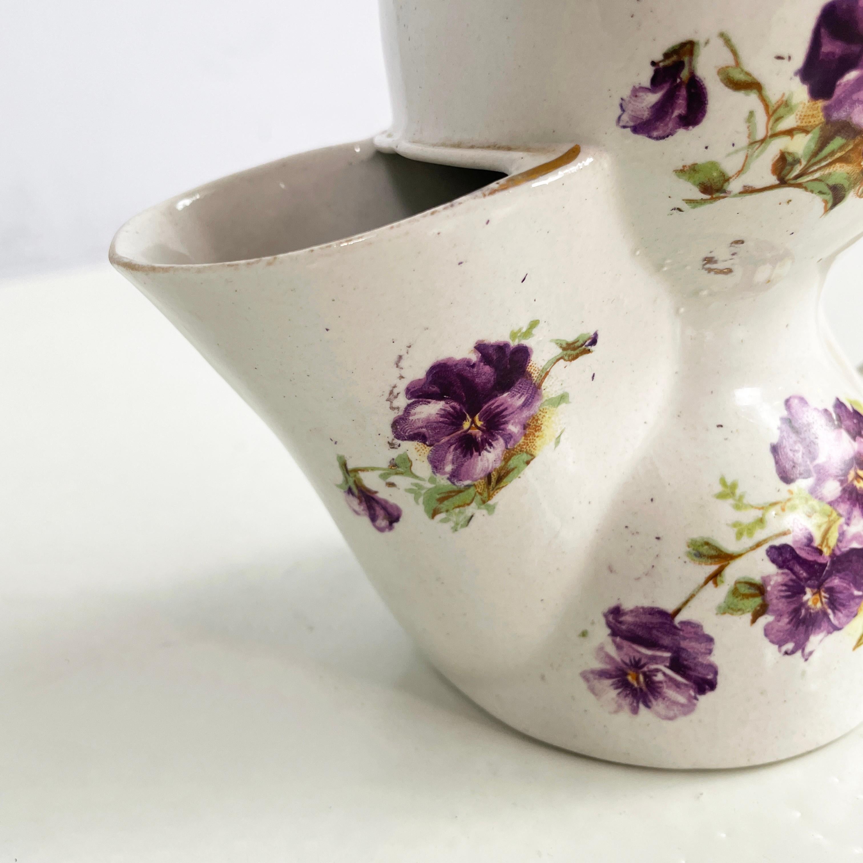 Ceramica Tazza Barber della metà del secolo scorso in ceramica bianca di Grimwade's Winston, Inghilterra, 1900 in vendita