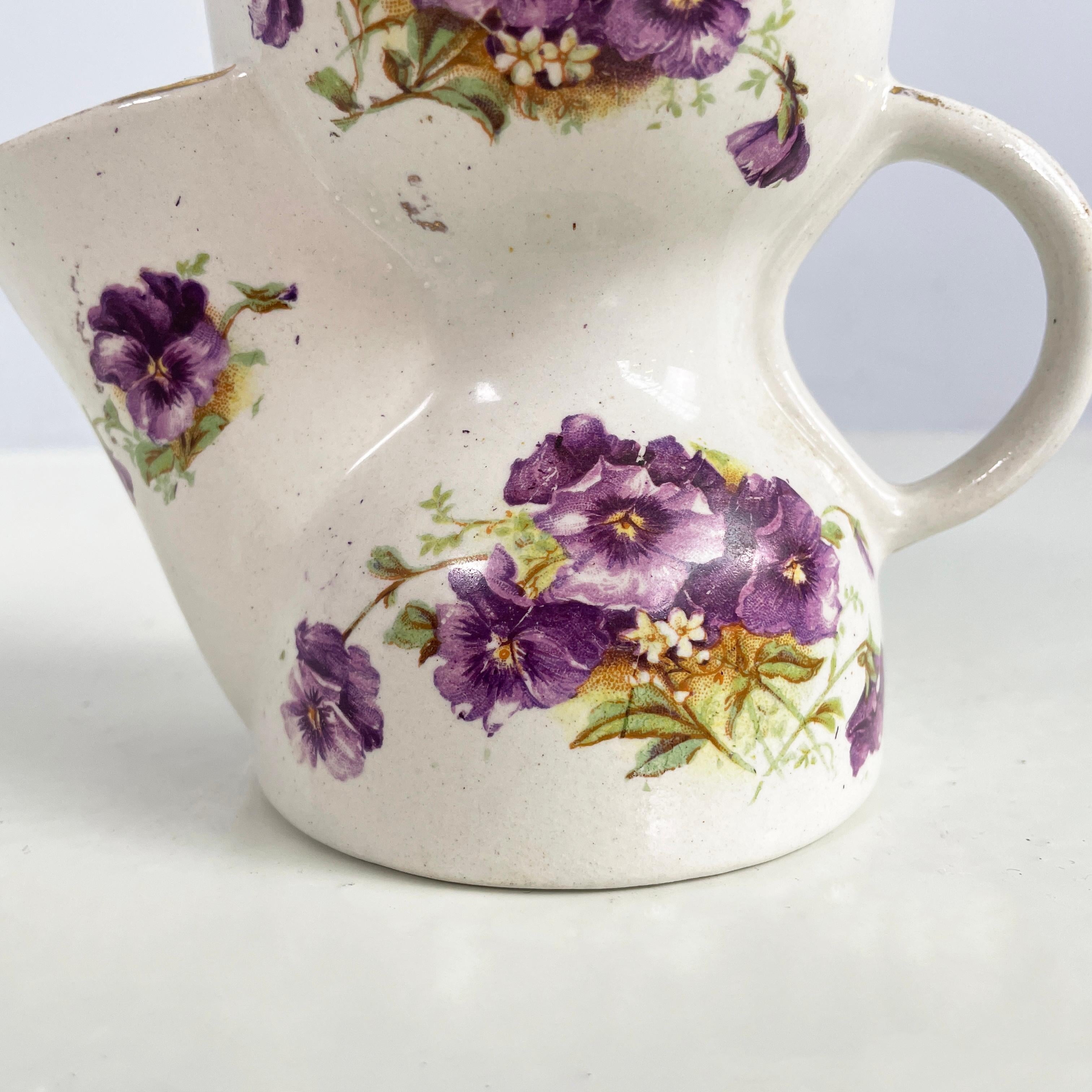 Tazza Barber della metà del secolo scorso in ceramica bianca di Grimwade's Winston, Inghilterra, 1900 in vendita 1