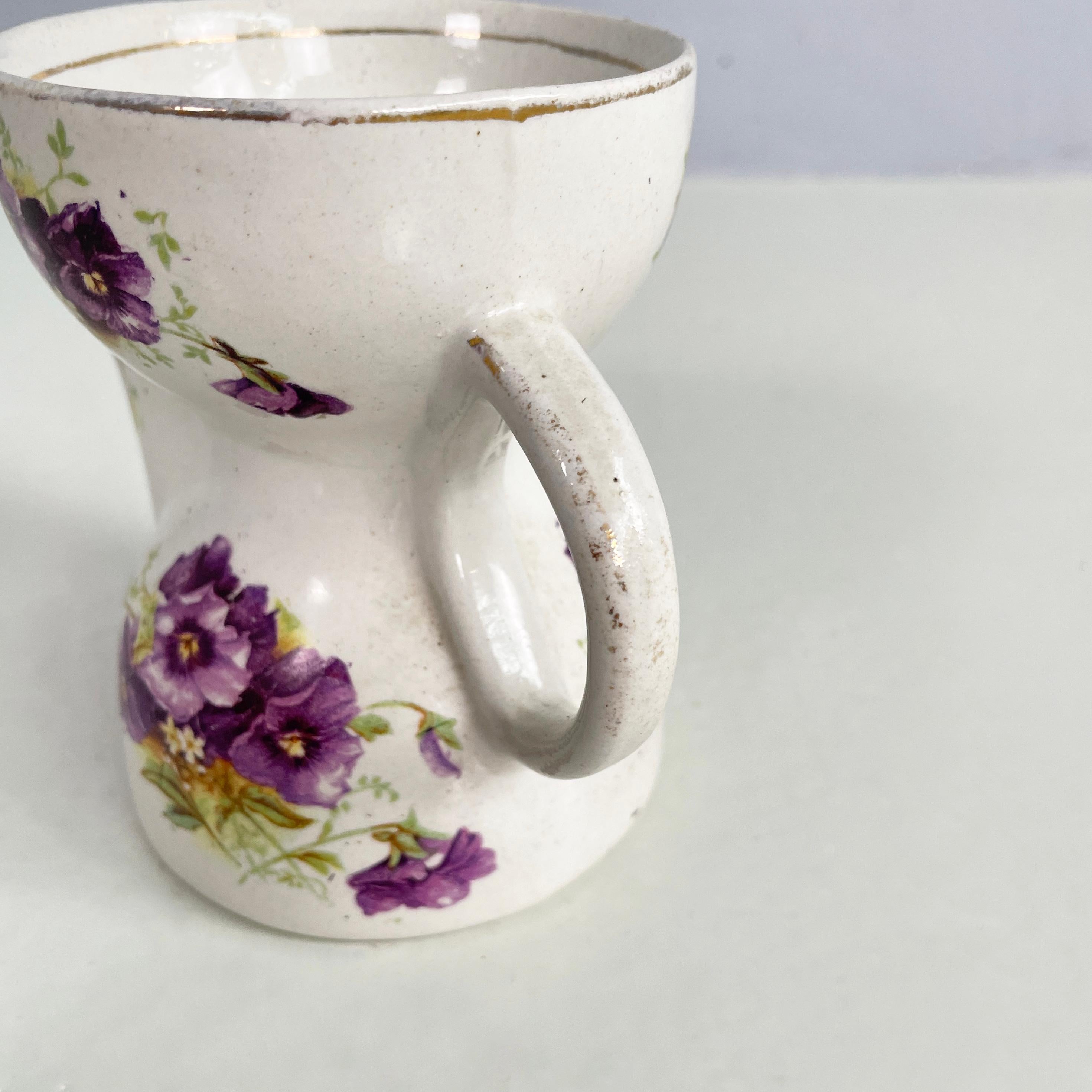 Tazza Barber della metà del secolo scorso in ceramica bianca di Grimwade's Winston, Inghilterra, 1900 in vendita 2