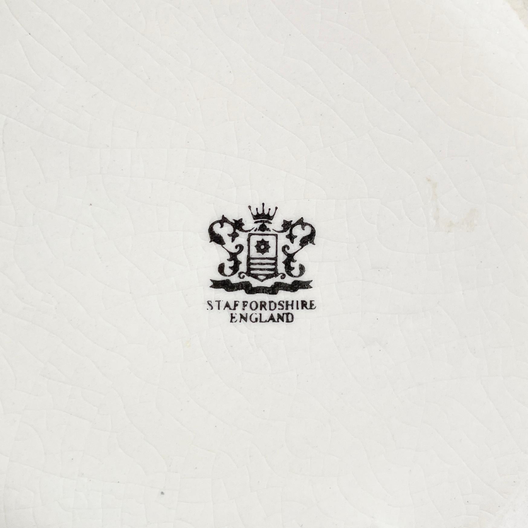 England Barber-Truhe aus weißer Keramik aus der Mitte des Jahrhunderts von Staffordshire, 1900er Jahre im Angebot 5