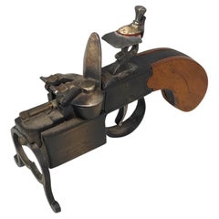 England mid-century modern Lighter Tinder Pistol by Dunhill, 1930-1940s