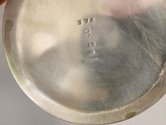 England Silvered Metal Coffee Pot Silver Color 20th Century Signed