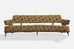 Englander & Bonta, Sofa, Wood, Fabric, Argentina, 1950s
