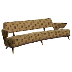 Englander & Bonta, Sofa, Wood, Fabric, Argentina, 1950s