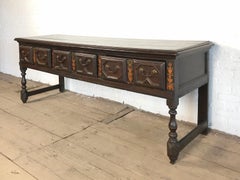 English 17th Century Charles II Oak low Dresser