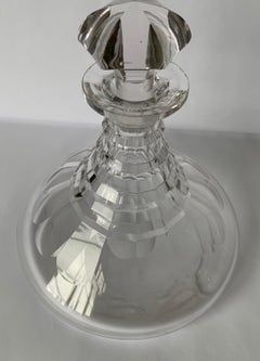 English 1810 George III Cut Glass Ships Decanter