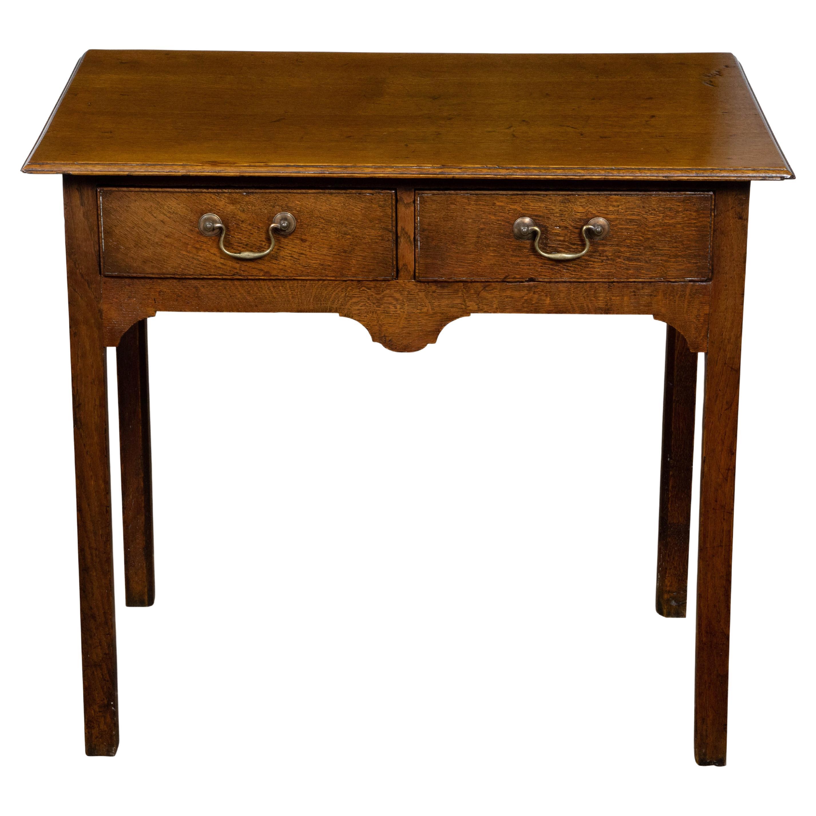 Tall Curved Leg Oak Side Table at 1stDibs curved leg end table, curved leg side table, tall