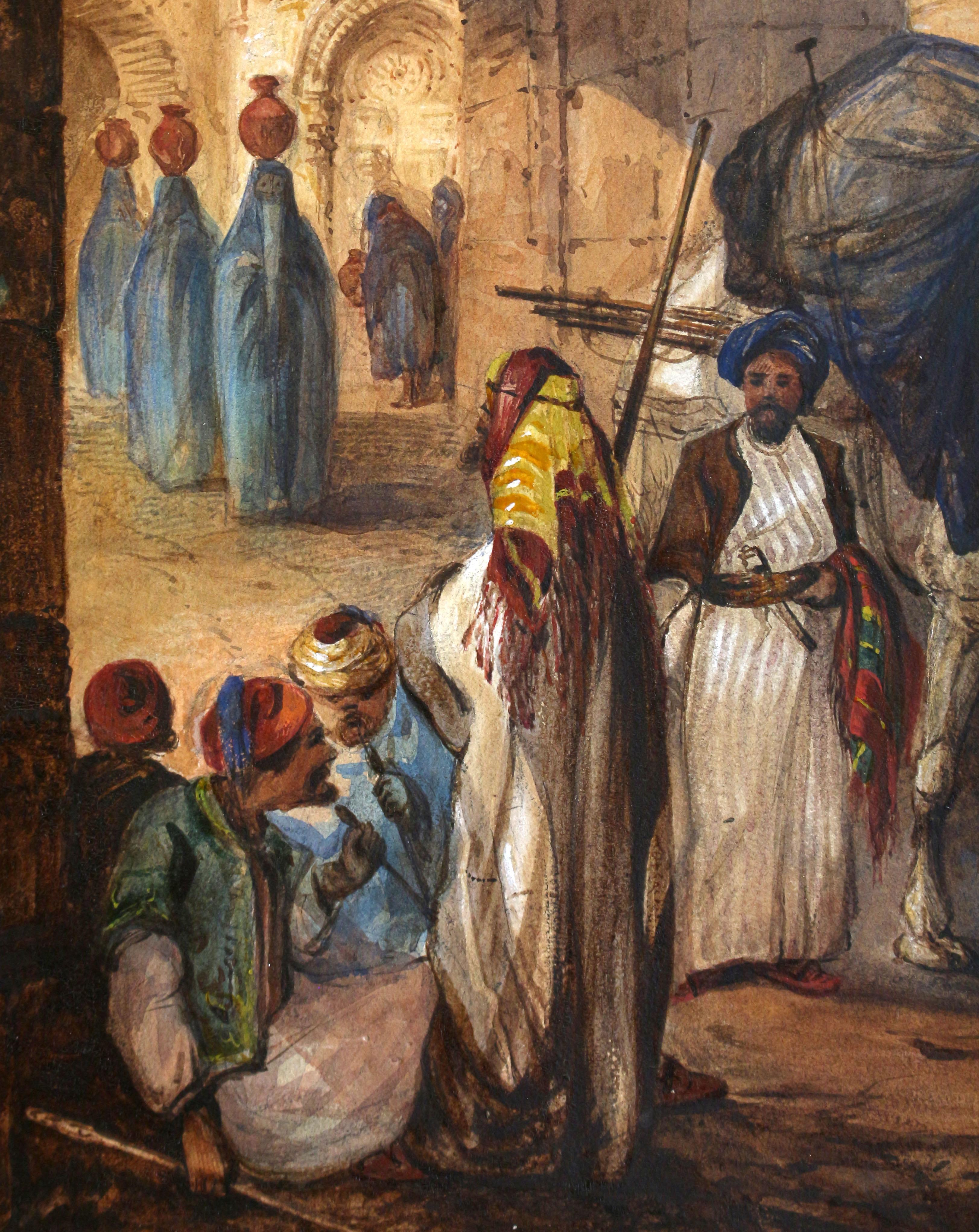 Victorian English 1859 Pair of Watercolors 