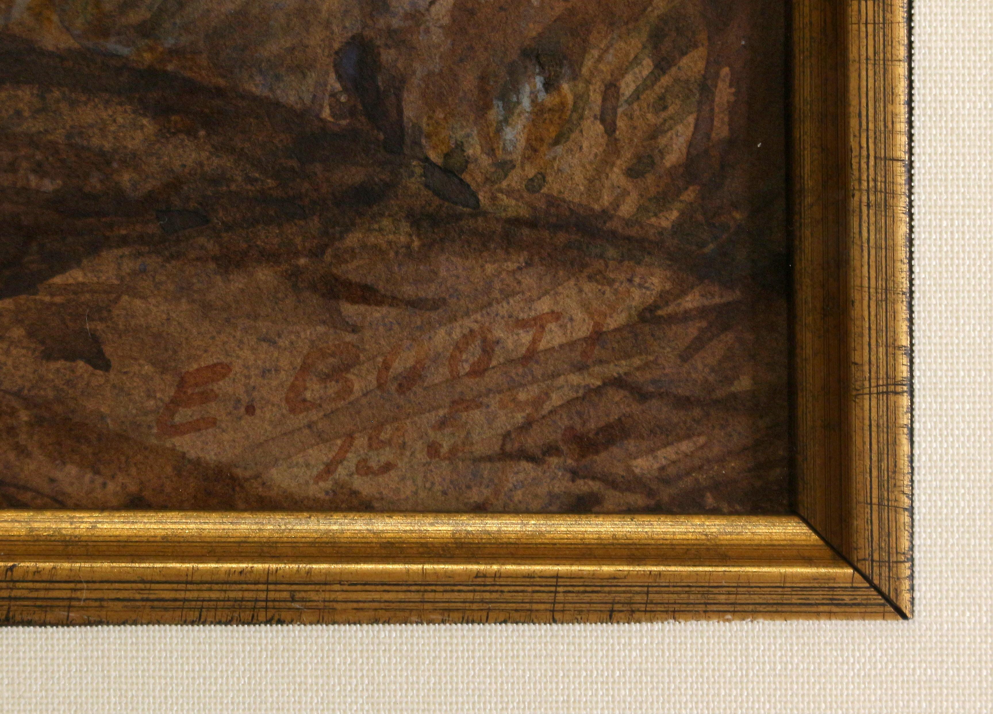 English 1859 Pair of Watercolors 