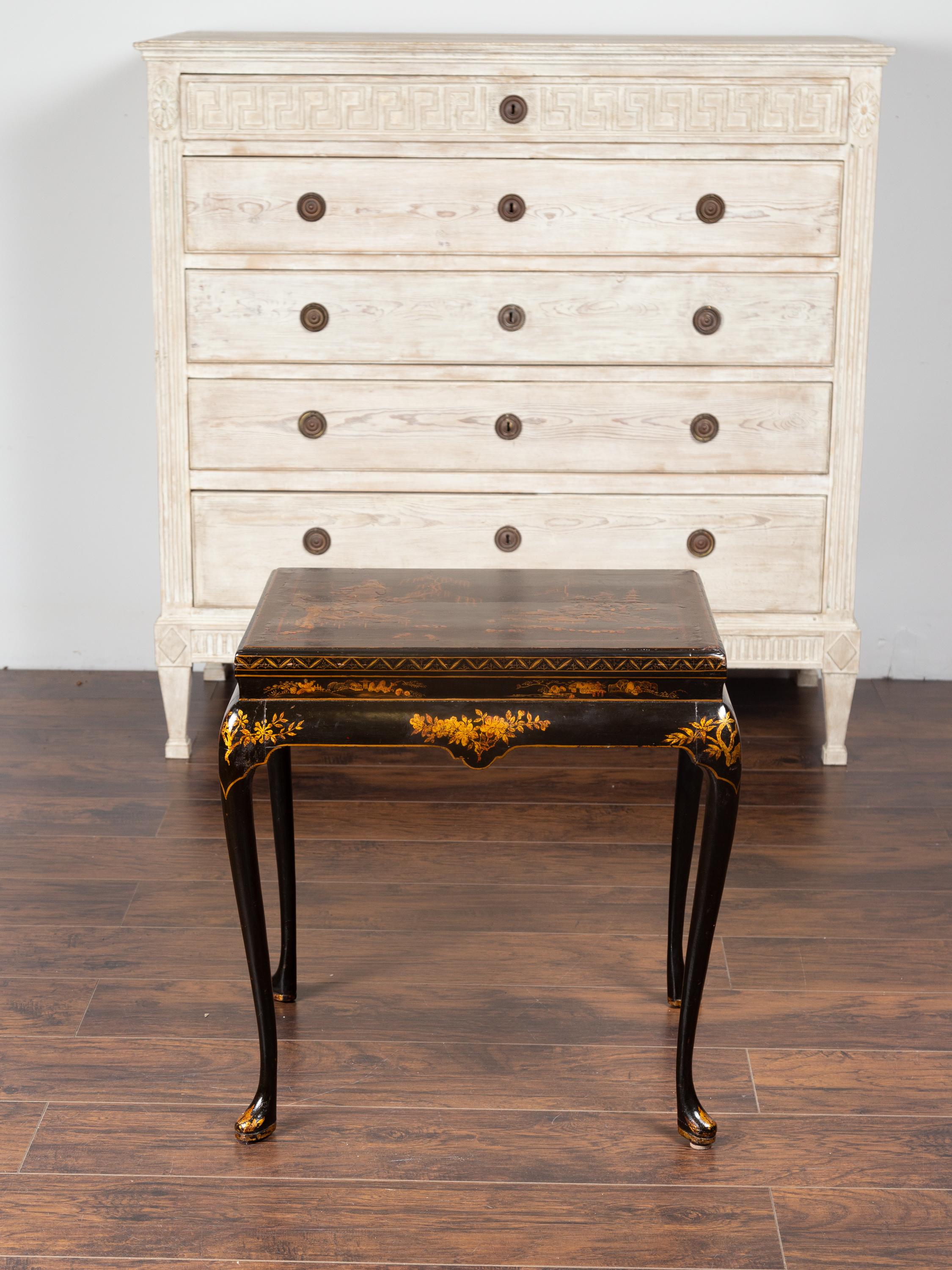 chinoiserie side table