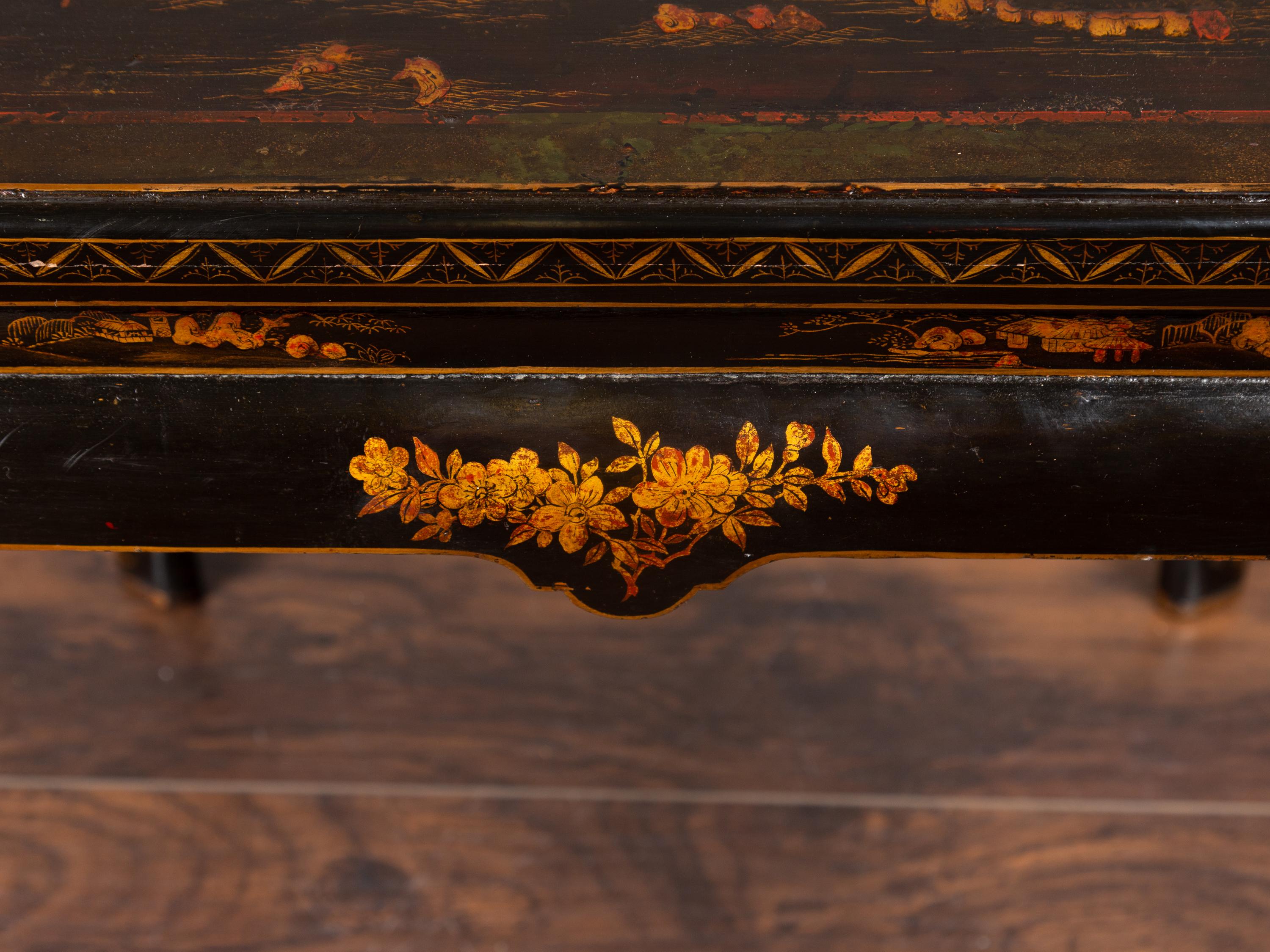 chinoiserie side tables