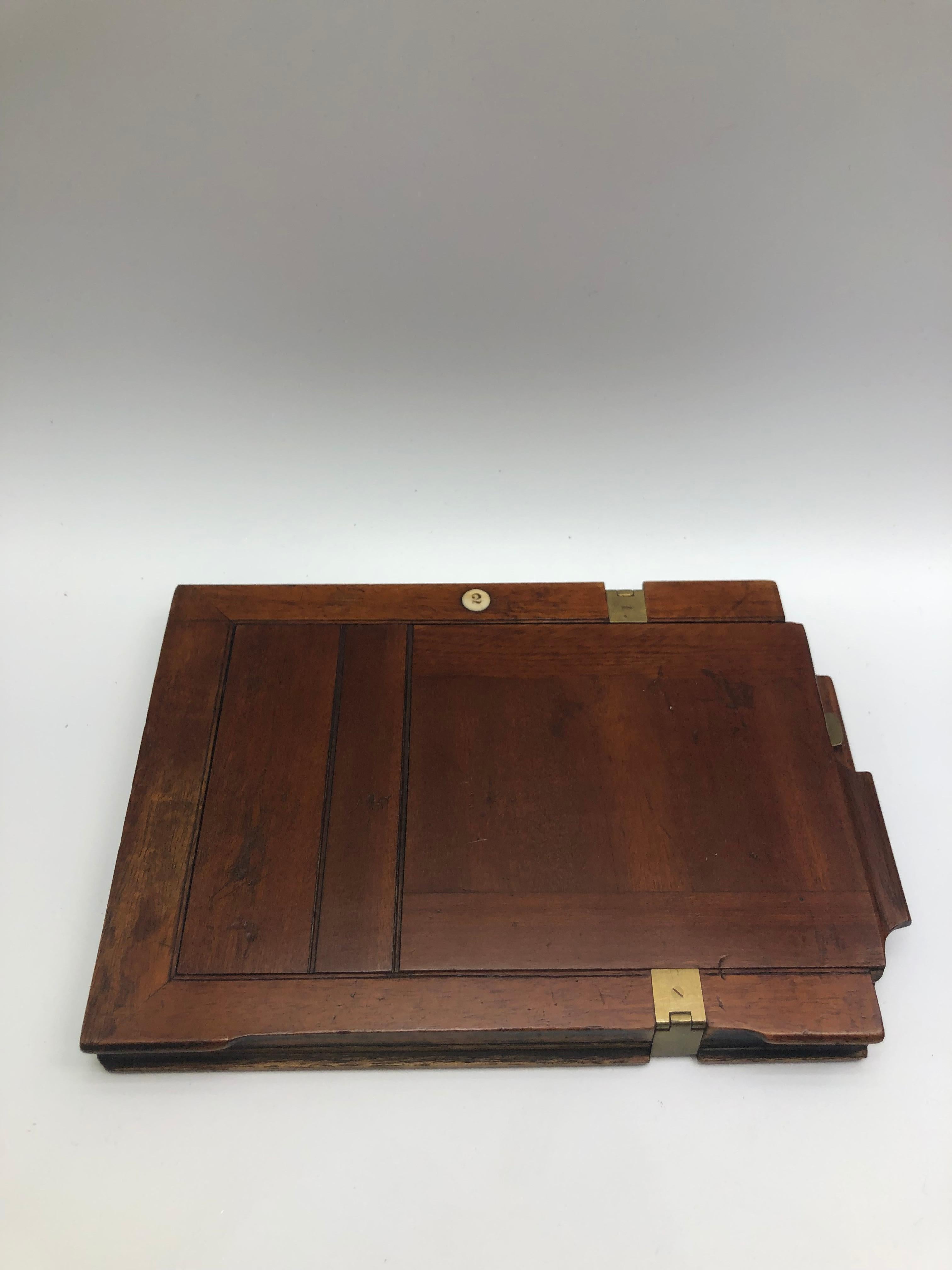 English 1880 Antique Mahogany Film Holders For Sale 6