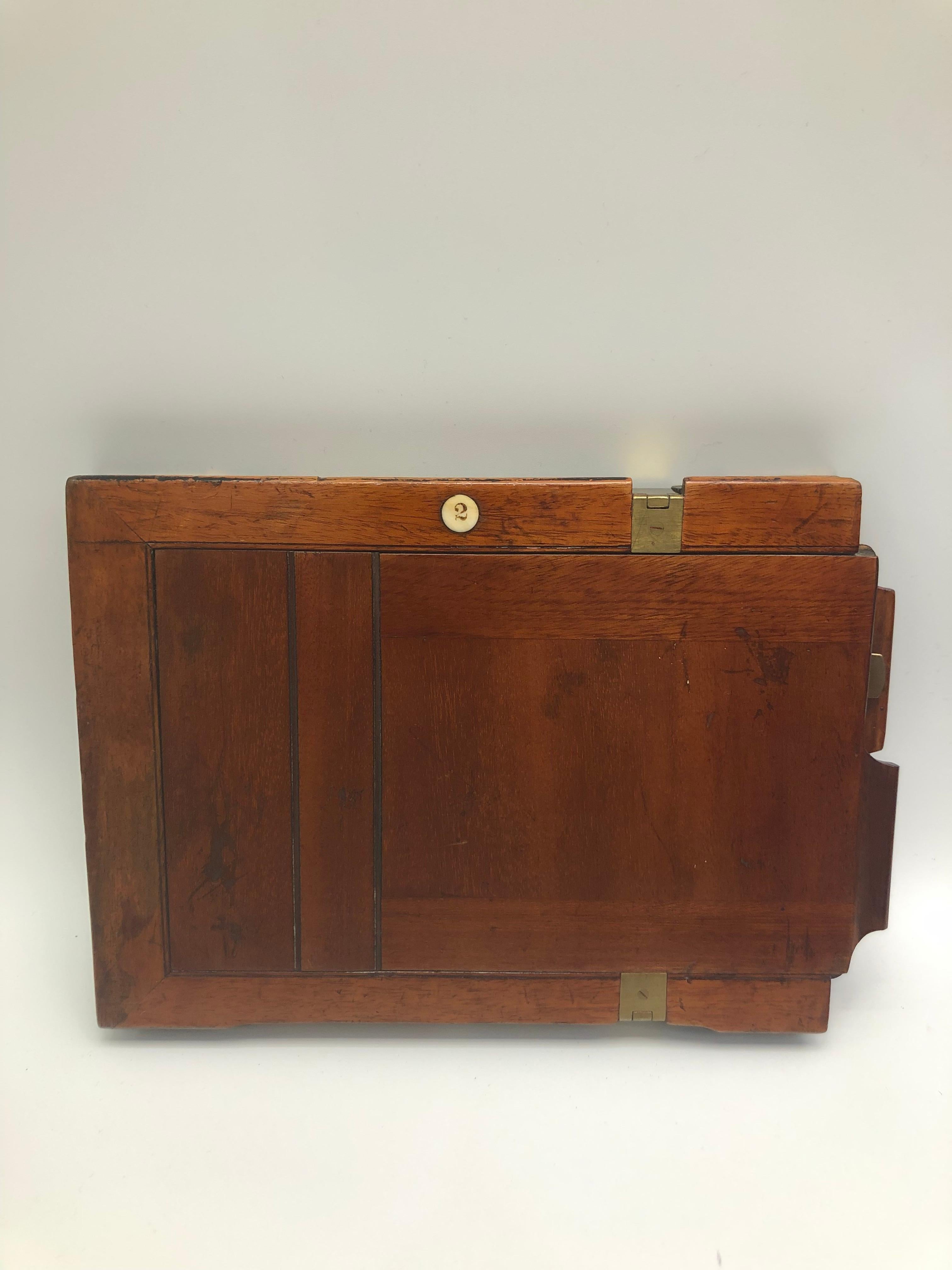 English 1880 Antique Mahogany Film Holders For Sale 7