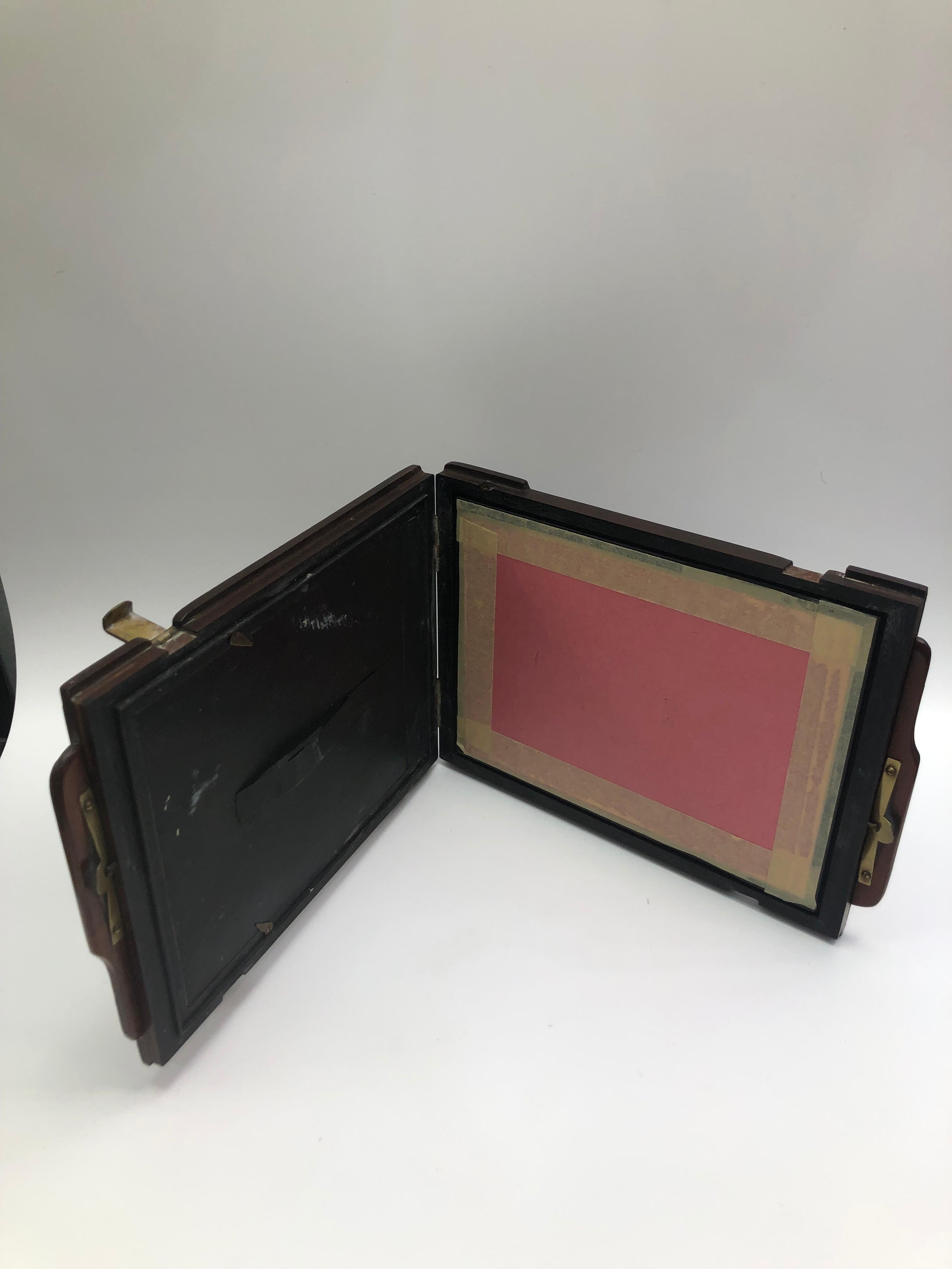 English 1880 Antique Mahogany Film Holders For Sale 1