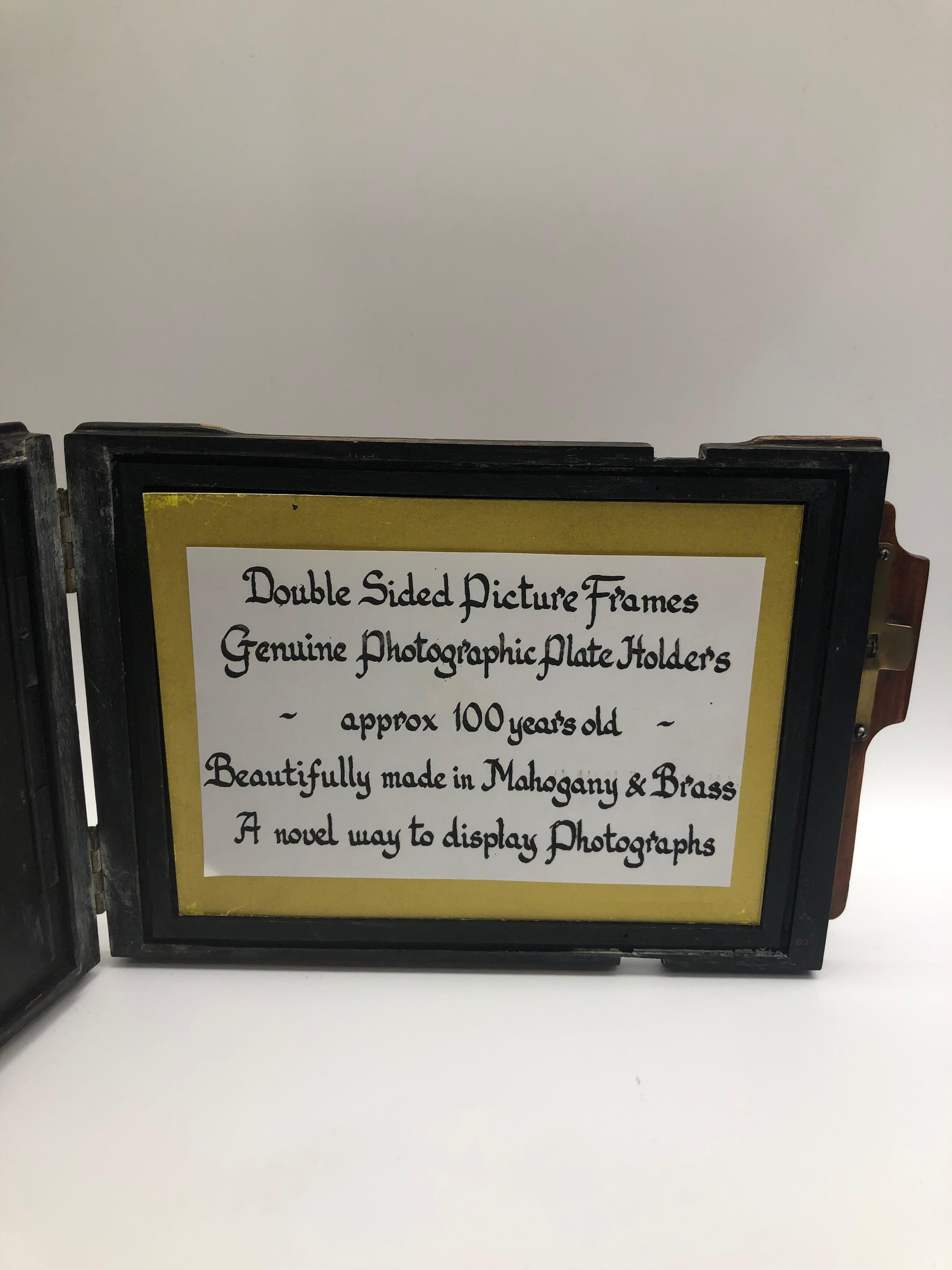 English 1880 Antique Mahogany Film Holders For Sale 2