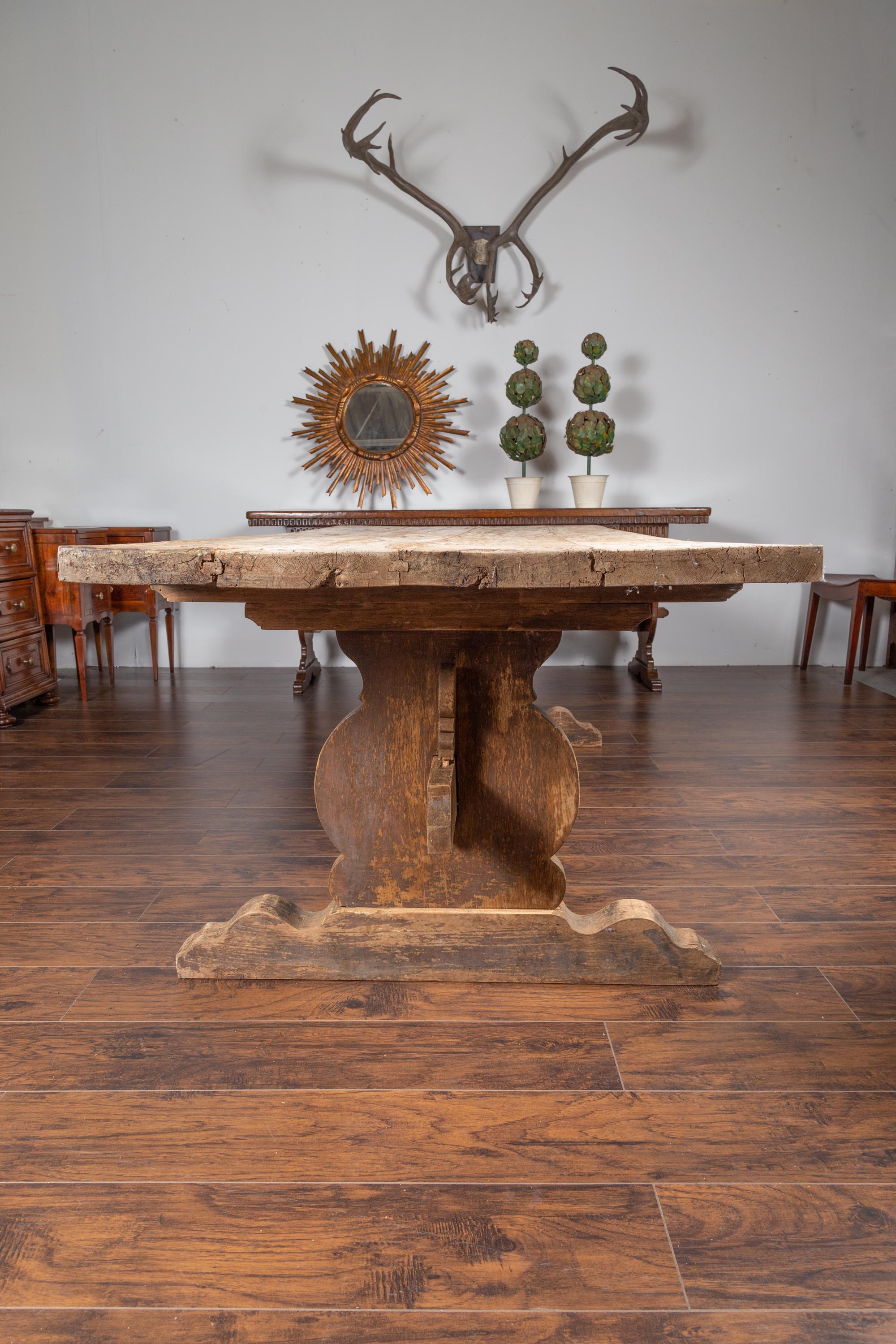 oak farm table