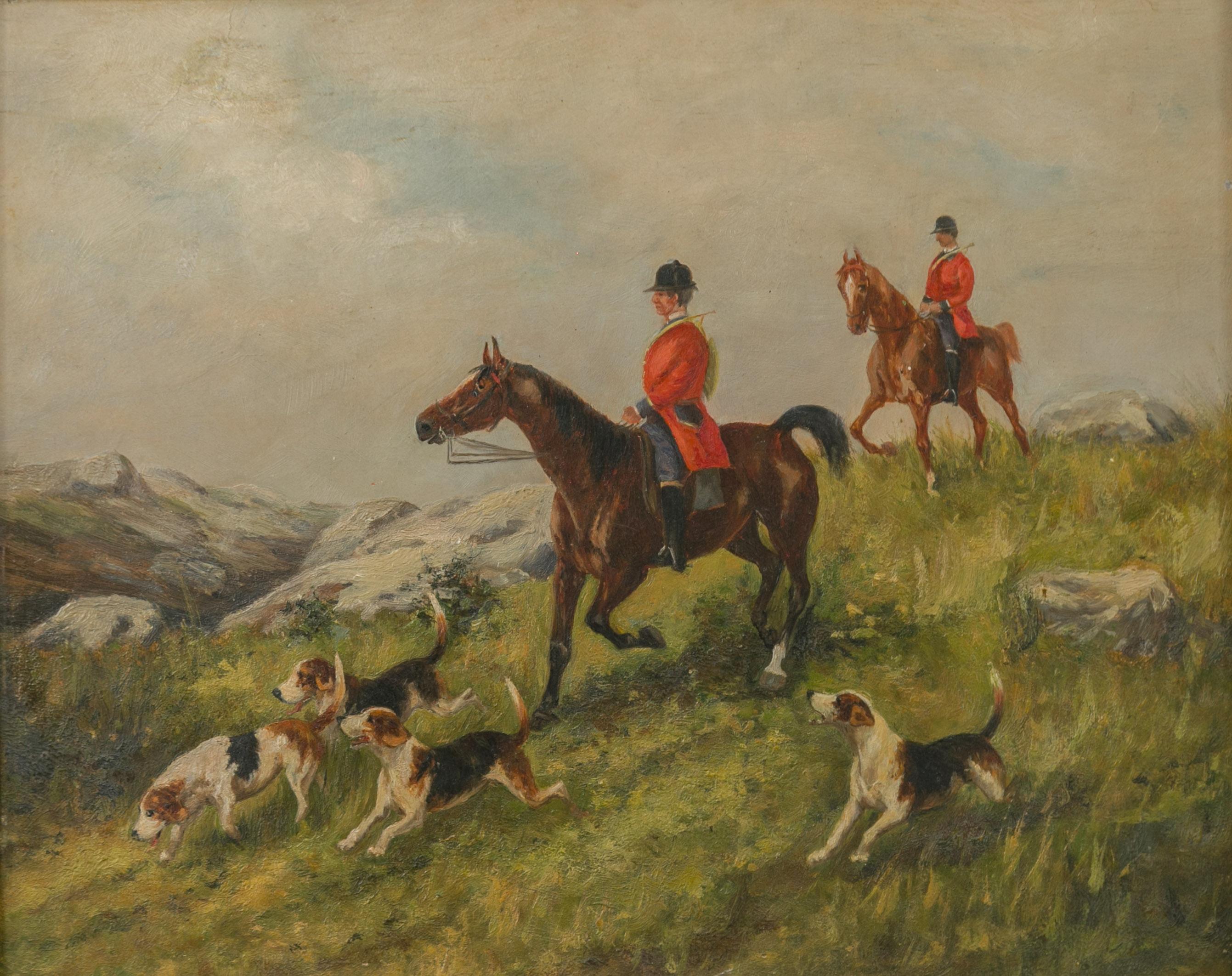the hunt oil painting