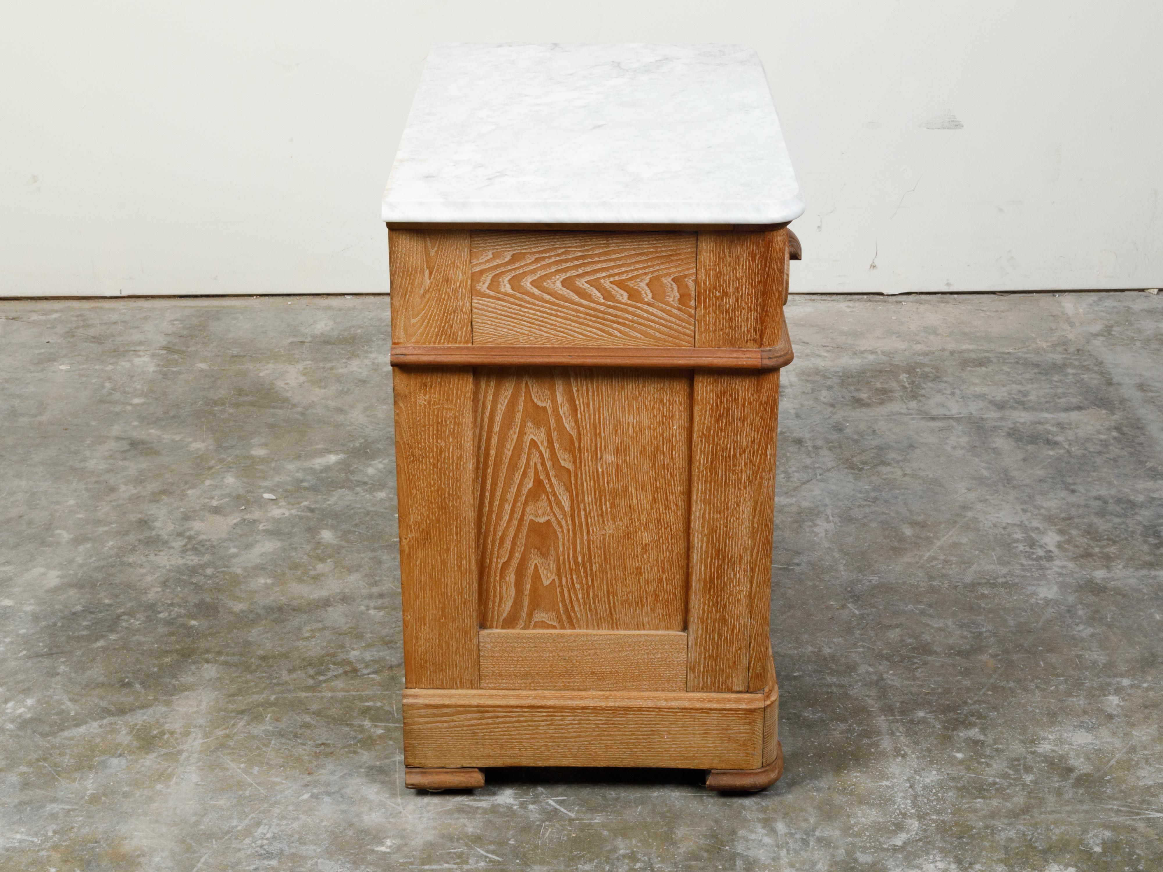 antique marble top cabinet