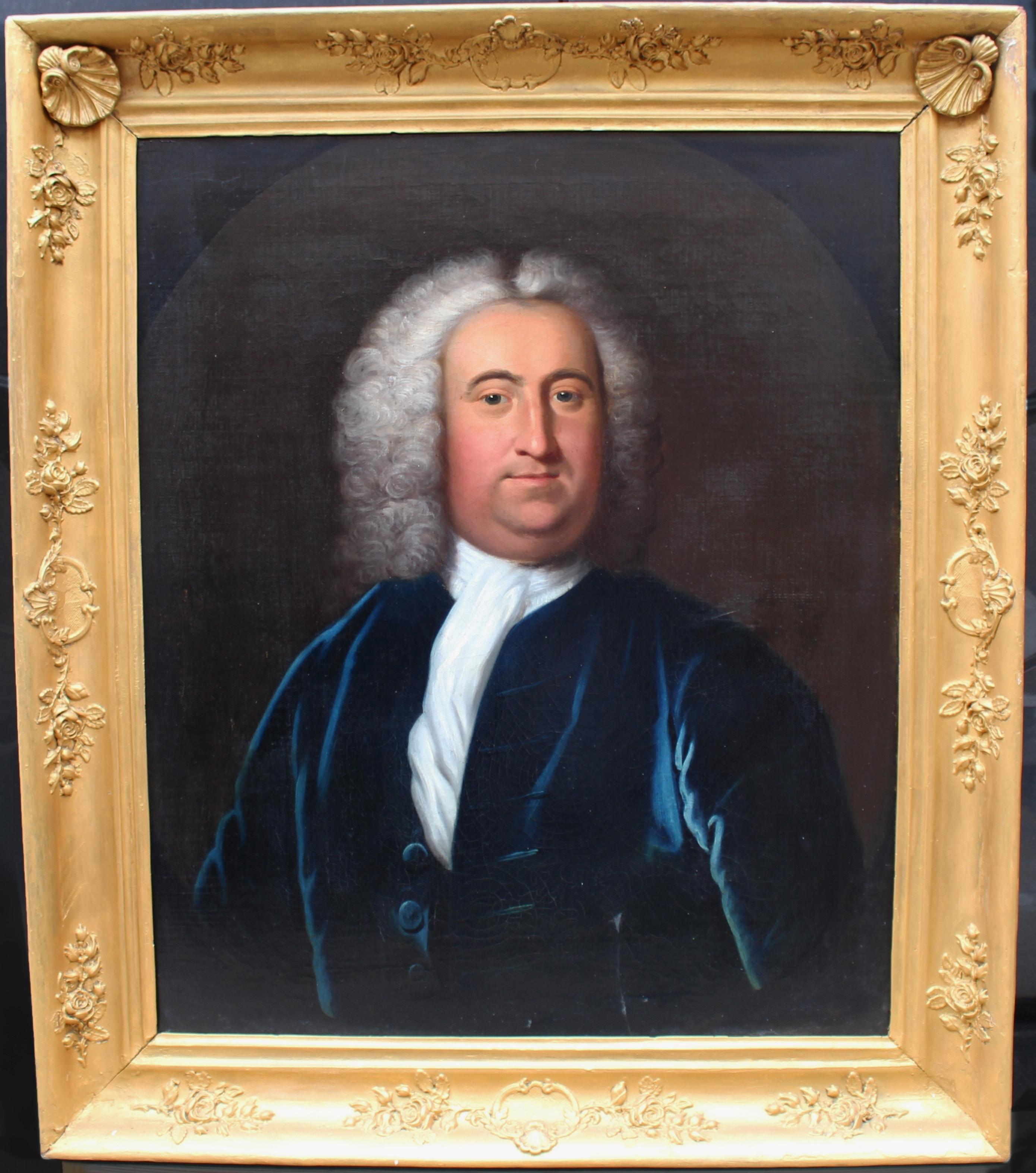 English 18th c. portrait of a gentleman oil on canvas


Period 18th century

Medium Oil on canvas

Frame 79 x 92 cm / 31 x 36 in

Subject Portrait

Some craquelure commensurate with age and a few scuffs to canvas. Set in original period