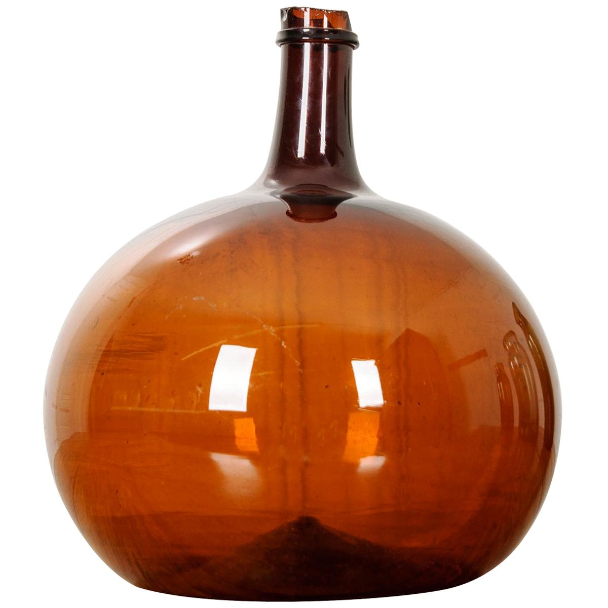 English 18th Century Amber Wine Keg