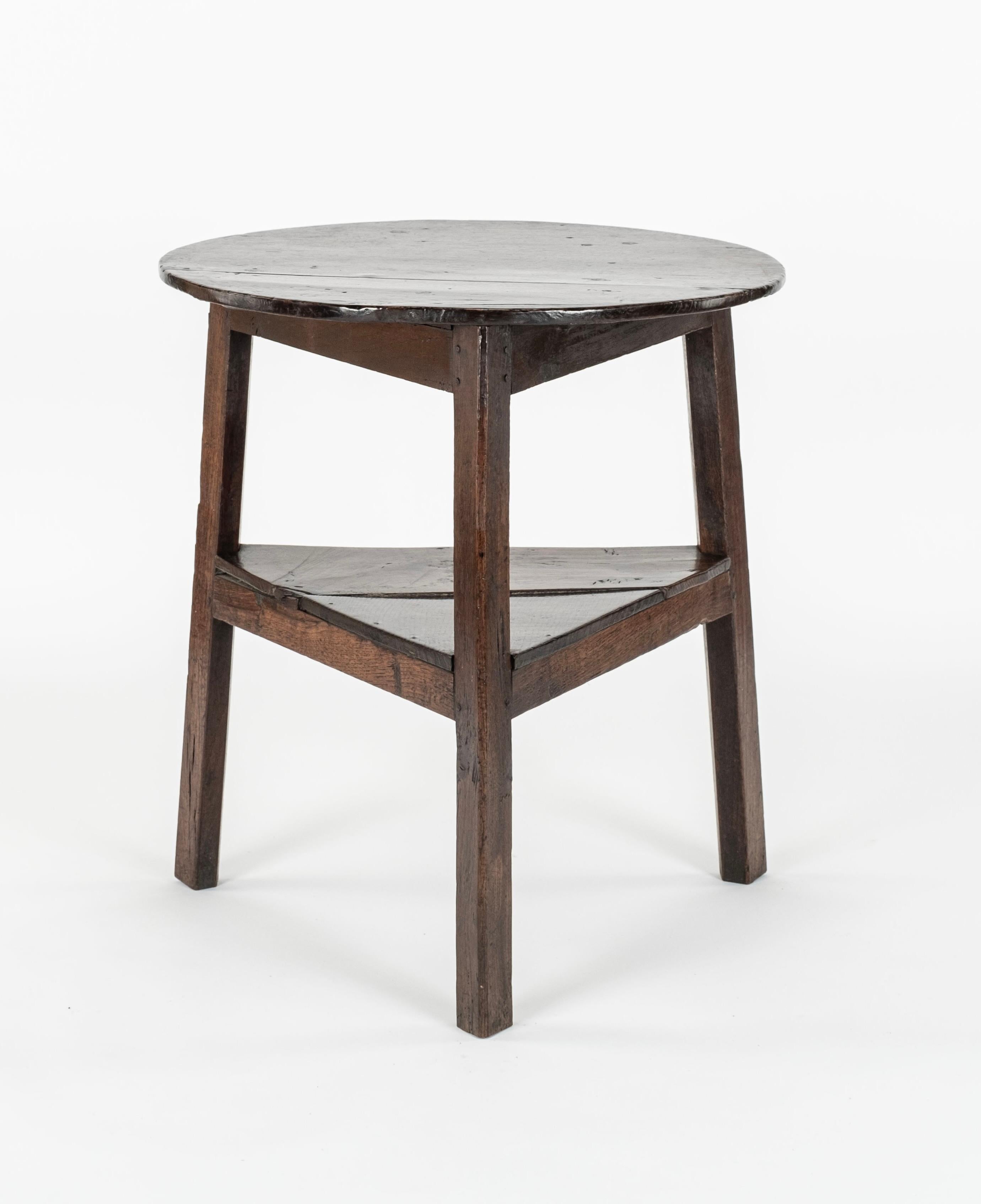 ¡¡¡¡¡¡¡Mesa de Cricket Inglesa de Época del Siglo XVIII en Roble-ON Hold!!!!!!! Británico en venta