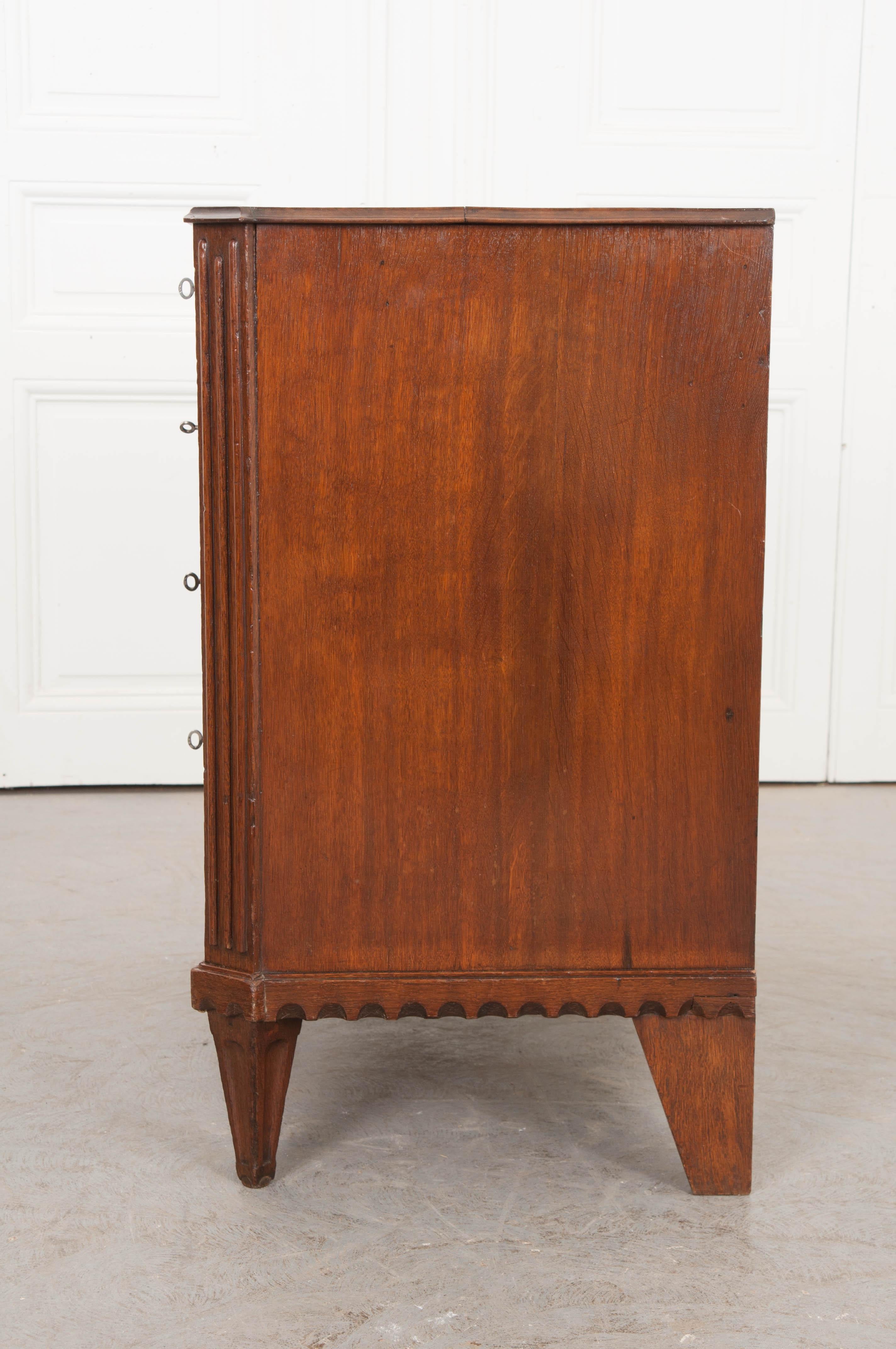 English 18th Century Jacobean Oak Chest of Drawers 5